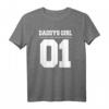 Vater Tochter Partnerlook Outfit Daddys Girl 01 – Personalisiertes Papa Tochter T-Shirt für Geburtstage, Weihnachten, Muttertag & Vatertag