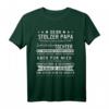 Ich bin stolzer Papa Vater Tochter Geschenk T-Shirt - Lustiges Outfit mit Spruch für Geburtstag, Weihnachten & Vatertag