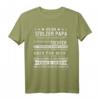 Ich bin stolzer Papa Vater Tochter Geschenk T-Shirt - Lustiges Outfit mit Spruch für Geburtstag, Weihnachten & Vatertag