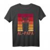 Alpapa Alpaka Fan Lama Fan Liebhaber Vater T-Shirt – Lustiges Lama Design für Geburtstage & Tierliebhaber-Geschenke