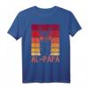 Alpapa Alpaka Fan Lama Fan Liebhaber Vater T-Shirt – Lustiges Lama Design für Geburtstage & Tierliebhaber-Geschenke