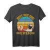 Vintage Best Pug Dad Ever Lustiges Mops Papa T-Shirt – Perfektes Geschenk für Hundeväter, Vatertag & Geburtstag