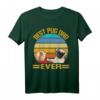 Vintage Best Pug Dad Ever Lustiges Mops Papa T-Shirt – Perfektes Geschenk für Hundeväter, Vatertag & Geburtstag