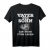 Vater und Sohn Partnerlook T-Shirt - Herzliche Geschenke für den besten Vater und Sohn, perfekt für Weihnachten, Geburtstag & Vatertag