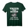 Vater und Sohn Partnerlook T-Shirt - Herzliche Geschenke für den besten Vater und Sohn, perfekt für Weihnachten, Geburtstag & Vatertag