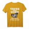 Vater und Sohn Partnerlook T-Shirt - Herzliche Geschenke für den besten Vater und Sohn, perfekt für Weihnachten, Geburtstag & Vatertag