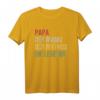 Herren Papa der Mythos die Legende T-Shirt - Lustiges Retro Vatertagsgeschenk für stolze Papas und Opa, ideal für Familienfeiern
