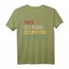 Herren Papa der Mythos die Legende T-Shirt - Lustiges Retro Vatertagsgeschenk für stolze Papas und Opa, ideal für Familienfeiern