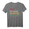 Herren Papa der Mythos die Legende T-Shirt - Lustiges Retro Vatertagsgeschenk für stolze Papas und Opa, ideal für Familienfeiern
