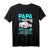 Papa & Sohn T-Shirt mit blauer Schrift – Perfektes Weihnachts- und Geburtstagsgeschenk für Familie und Freunde