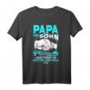 Papa & Sohn T-Shirt mit blauer Schrift – Perfektes Weihnachts- und Geburtstagsgeschenk für Familie und Freunde