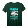 Papa & Sohn T-Shirt mit blauer Schrift – Perfektes Weihnachts- und Geburtstagsgeschenk für Familie und Freunde