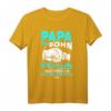 Papa & Sohn T-Shirt mit blauer Schrift – Perfektes Weihnachts- und Geburtstagsgeschenk für Familie und Freunde