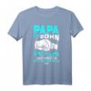 Papa & Sohn T-Shirt mit blauer Schrift – Perfektes Weihnachts- und Geburtstagsgeschenk für Familie und Freunde