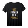 Herren Papa Sohn Partnerlook T-Shirt - Father Of A Prince & Son of a King Design, Perfekt als Geschenk für Geburtstag, Vatertag, Weihnachten & Ostern