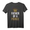 Herren Papa Sohn Partnerlook T-Shirt - Father Of A Prince & Son of a King Design, Perfekt als Geschenk für Geburtstag, Vatertag, Weihnachten & Ostern