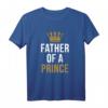 Herren Papa Sohn Partnerlook T-Shirt - Father Of A Prince & Son of a King Design, Perfekt als Geschenk für Geburtstag, Vatertag, Weihnachten & Ostern