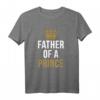 Herren Papa Sohn Partnerlook T-Shirt - Father Of A Prince & Son of a King Design, Perfekt als Geschenk für Geburtstag, Vatertag, Weihnachten & Ostern