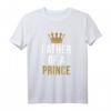 Herren Papa Sohn Partnerlook T-Shirt - Father Of A Prince & Son of a King Design, Perfekt als Geschenk für Geburtstag, Vatertag, Weihnachten & Ostern