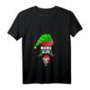 Damen Schwangerschaft T-Shirt Elfe mit Weihnachtsmotiv - Schwangerschaft verkünden zu Weihnachten, ideales Geschenk für Mama & Papa 2021
