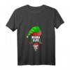 Damen Schwangerschaft T-Shirt Elfe mit Weihnachtsmotiv - Schwangerschaft verkünden zu Weihnachten, ideales Geschenk für Mama & Papa 2021