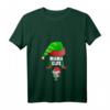 Damen Schwangerschaft T-Shirt Elfe mit Weihnachtsmotiv - Schwangerschaft verkünden zu Weihnachten, ideales Geschenk für Mama & Papa 2021