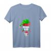Damen Schwangerschaft T-Shirt Elfe mit Weihnachtsmotiv - Schwangerschaft verkünden zu Weihnachten, ideales Geschenk für Mama & Papa 2021