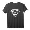 Super Papa T-Shirt – Geschenk zum Vatertag oder Geburtstag für Papa, klassisch geschnitten mit doppelt genähtem Saum