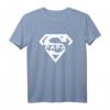 Super Papa T-Shirt – Geschenk zum Vatertag oder Geburtstag für Papa, klassisch geschnitten mit doppelt genähtem Saum
