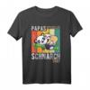 Lustiges Panda Faultier Schlafshirt für Papa | Pyjama oder Nachthemd als witziges Geschenk für Schnarcher