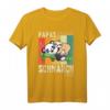 Lustiges Panda Faultier Schlafshirt für Papa | Pyjama oder Nachthemd als witziges Geschenk für Schnarcher