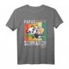 Lustiges Panda Faultier Schlafshirt für Papa | Pyjama oder Nachthemd als witziges Geschenk für Schnarcher