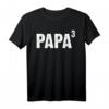 Papa hoch drei Geschenk zur Schwangerschaftsankündigung – Lustiges T-Shirt für den dritten Nachwuchs, perfekt für Baby Shower & Freude mitteilen