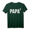 Papa hoch drei Geschenk zur Schwangerschaftsankündigung – Lustiges T-Shirt für den dritten Nachwuchs, perfekt für Baby Shower & Freude mitteilen
