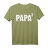 Papa hoch drei Geschenk zur Schwangerschaftsankündigung – Lustiges T-Shirt für den dritten Nachwuchs, perfekt für Baby Shower & Freude mitteilen