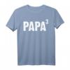 Papa hoch drei Geschenk zur Schwangerschaftsankündigung – Lustiges T-Shirt für den dritten Nachwuchs, perfekt für Baby Shower & Freude mitteilen