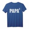Papa hoch drei Geschenk zur Schwangerschaftsankündigung – Lustiges T-Shirt für den dritten Nachwuchs, perfekt für Baby Shower & Freude mitteilen