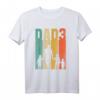 Dad hoch 3 - Lustiges Vater 3 Kinder Dreifach Papa T-Shirt für Geburtstag und Vatertag