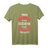 Lustiges Vatertag Shirt Herren Geschenk Papa Tochter Sohn – Persönliches T-Shirt für den besten Papa, ideal für Geburtstage, Weihnachten & werdende Väter