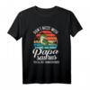Papasaurus Rex Dinosaurier T-Shirt – Lustiges Vatertag Geschenk für Papa, Opa & Ehemann mit Spruch