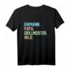Herren Ehemann Papa Grillmeister T-Shirt - Lustiges Geschenk für den besten Grillchef an Geburtstagen, Weihnachten und mehr