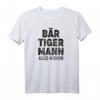 Bär Tiger Mann Bärtgier Papa Lustiges Bartträger Geschenk T-Shirt - Humorvolles Geschenk für Bartliebhaber und Väter