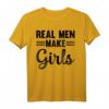 New Daddy – Real Men Make Girls T-Shirt für frischgebackene Väter, Vatertagsgeschenk & Vaterankündigung