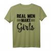 New Daddy – Real Men Make Girls T-Shirt für frischgebackene Väter, Vatertagsgeschenk & Vaterankündigung