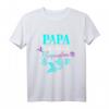 Herren Papa Der Geburtstags-Meerjungfrau Familien-T-Shirt – Perfektes Design für Geburtstage, Feiertage und besondere Anlässe
