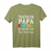 Triathlon Papa wie ein normaler Papa nur cooler - Sportliches T-Shirt für Triathleten, Radfahrer, Schwimmer & Läufer als Geschenkidee