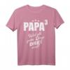 Vater Papa Drillinge Drillingsvater T-Shirt - Lustiges Geschenk für werdende oder stolze Mehrlingsväter, perfekt zum Vatertag