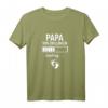 Papa von Zwillingen Loading 2021 T-Shirt – Lustiges Schwangerschafts-Geschenk für Weihnachten & Zwillingsväter