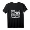 Kinder T-Shirt mit Spruch 'Egal wie cool dein Papa ist, meiner ist Landwirt' – Lustiges Design für Landwirt-Kinder und Bauernfamilien