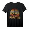 Herren Papitän T-Shirt - Lustiges Seemannsmotiv mit Anker für Papa, Kapitän & Meerliebhaber, ideales Geschenk für Vatertag, Geburtstag & Weihnachten